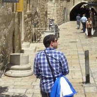 Jewish therapist Jason Wasser LMFT walking in Jerusalem — online therapy for Jewish families